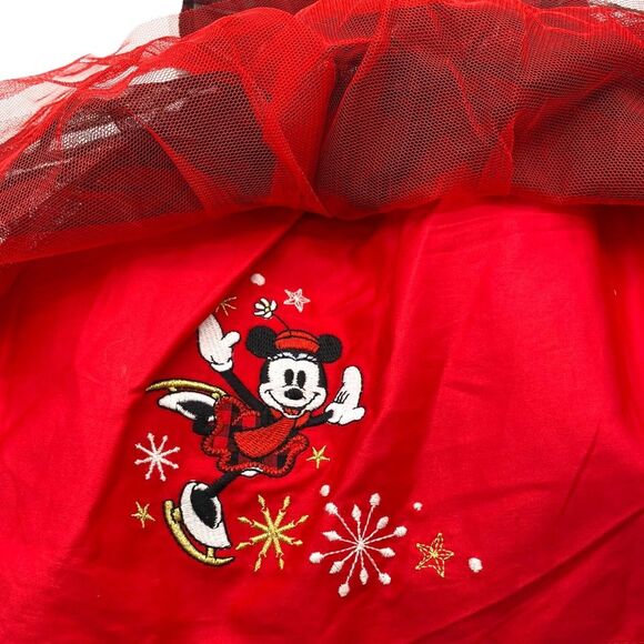 ☀️SALE☀️ NWT Disney Minnie Mouse Christmas Party Dress Size 12M - Picture 3 of 6